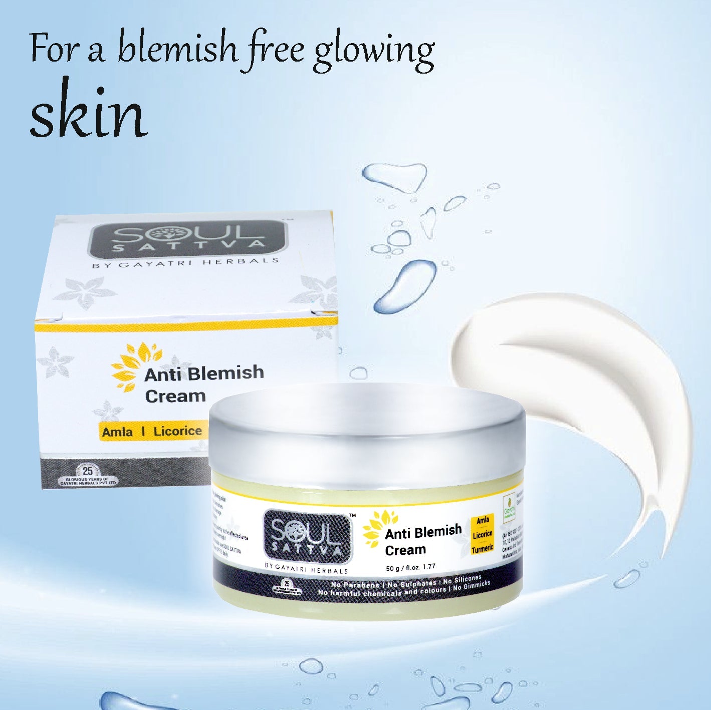 Soul Sattva Anti Blemish Cream (50gm)