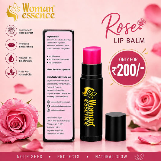 Woman Essence Shahi Rose Tinted Chapstick (5gm)